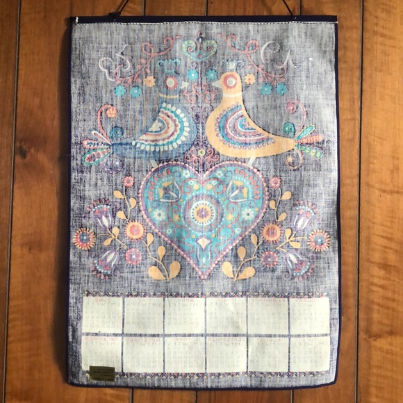 Vintage 1973 ~ W Germany Fabric Wall Calendar - Picture 7 of 8